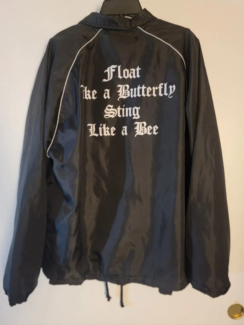 🆕️🥊Muhammed Ali Black Jacket And T-shirt Bundle, XL/XXL